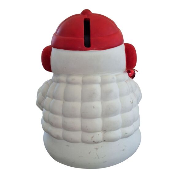 Dept 56 Bank Snowpinion Frozen Assets Porcelain Christmas Snowman Retired - Picture 7 of 13